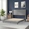 Flash Furniture Gray Queen Platform Bed with Headboard YK-1078-GY-Q-GG - alternate 3